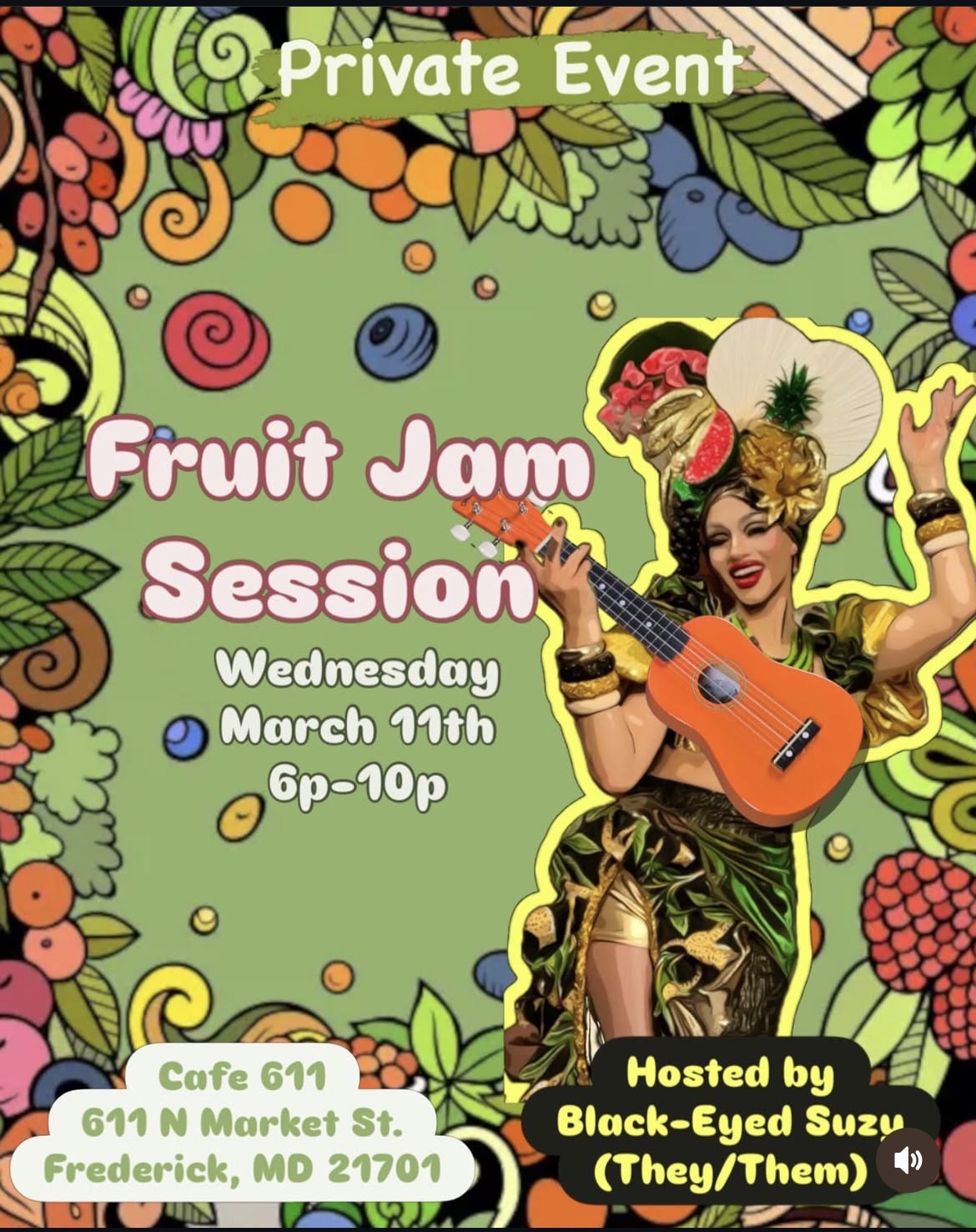 Fruit Jam Session event flyer